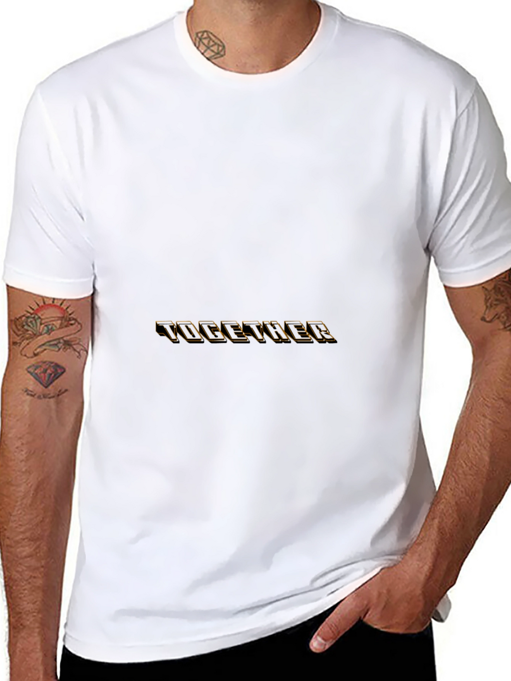 Together T-Shirt: Stylish Black Tee for Unity