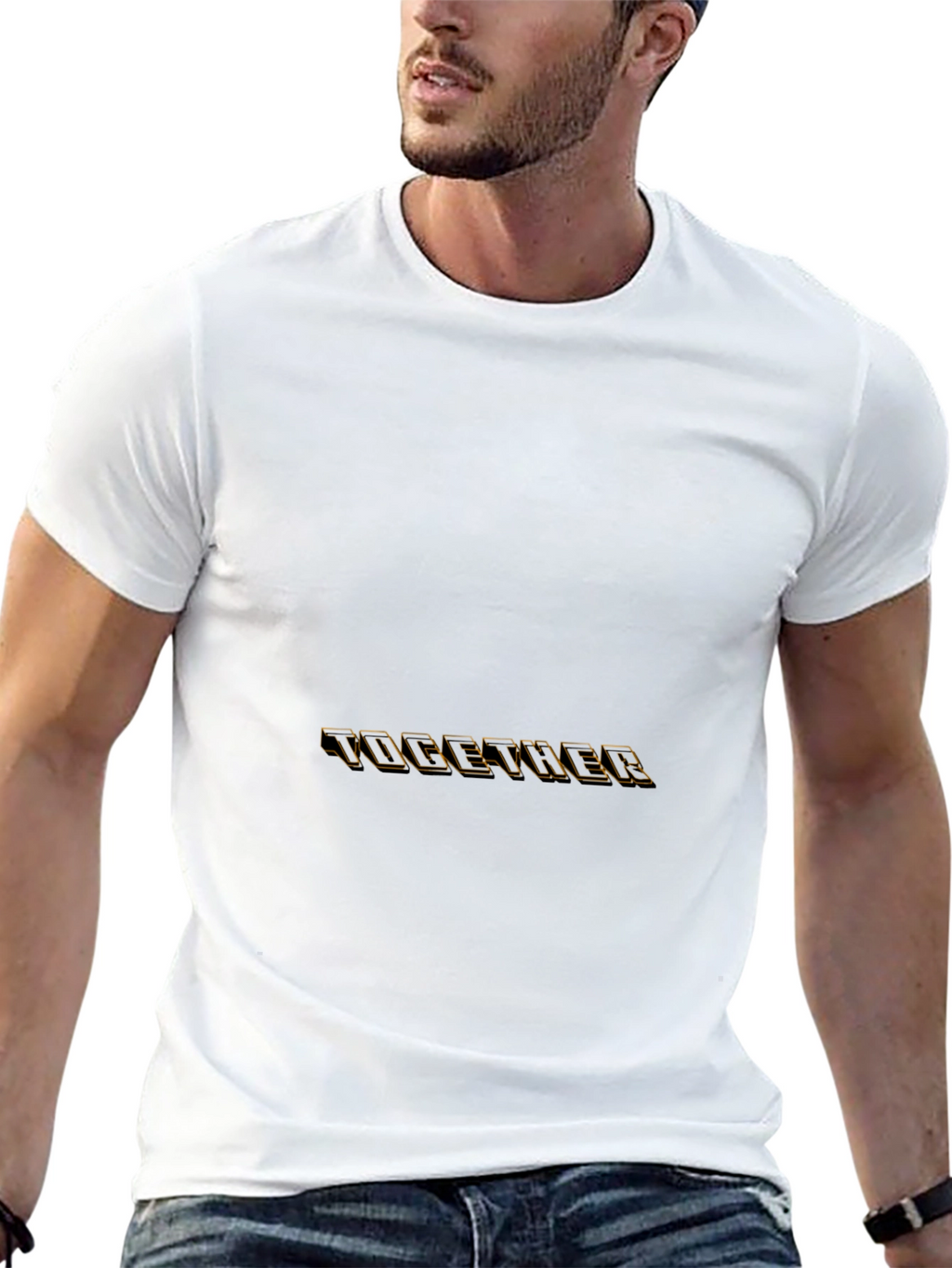 Together T-Shirt: Stylish Black Tee for Unity