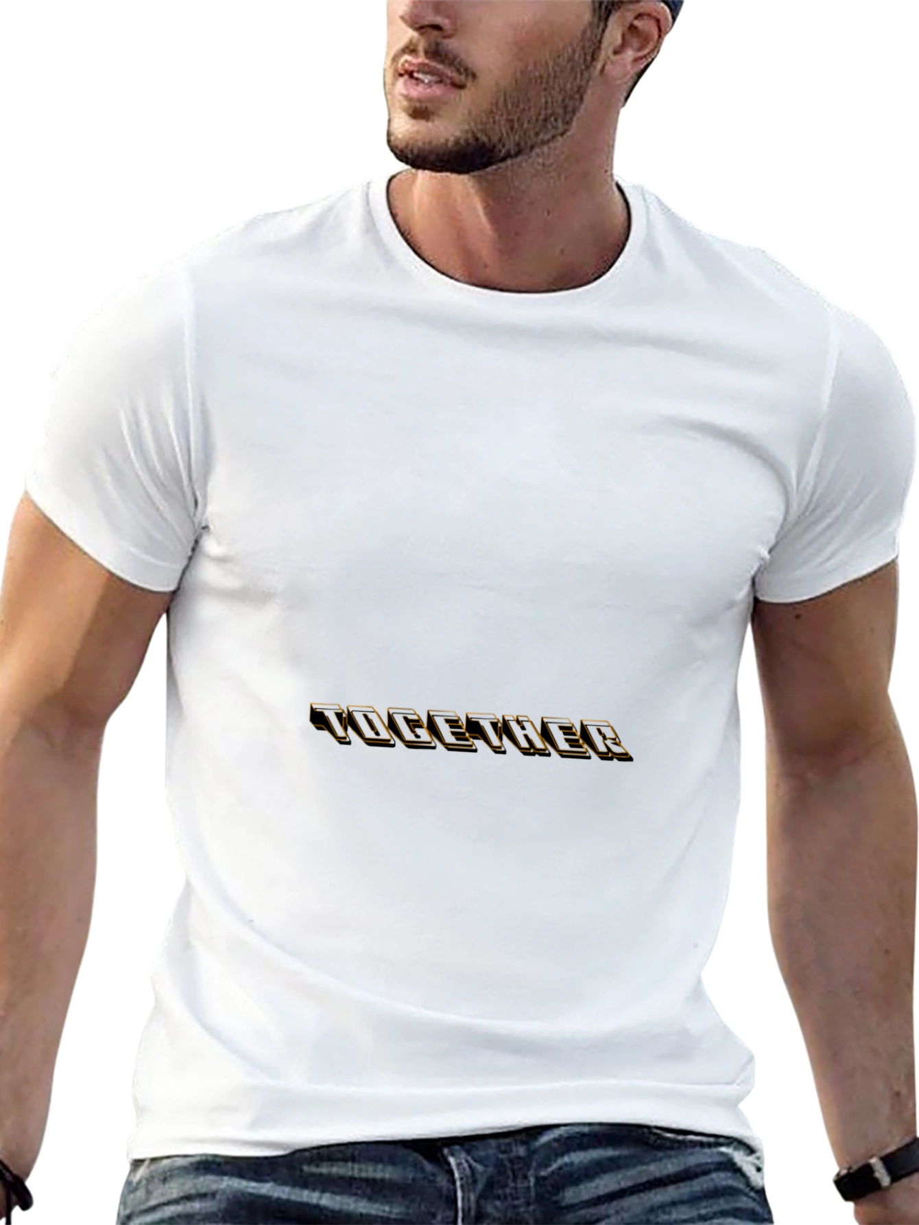 Together T-Shirt: Stylish Black Tee for Unity