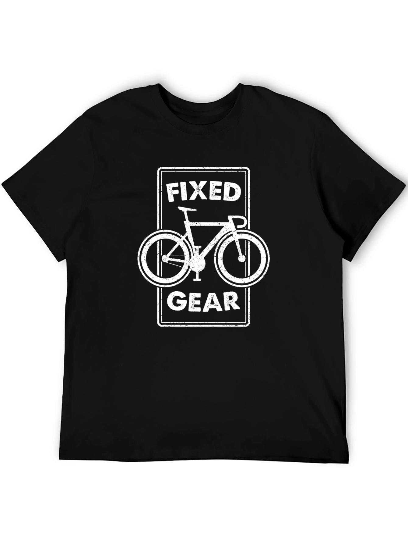 Fixed Gear Bicycle T-Shirt - Classic Bike Design