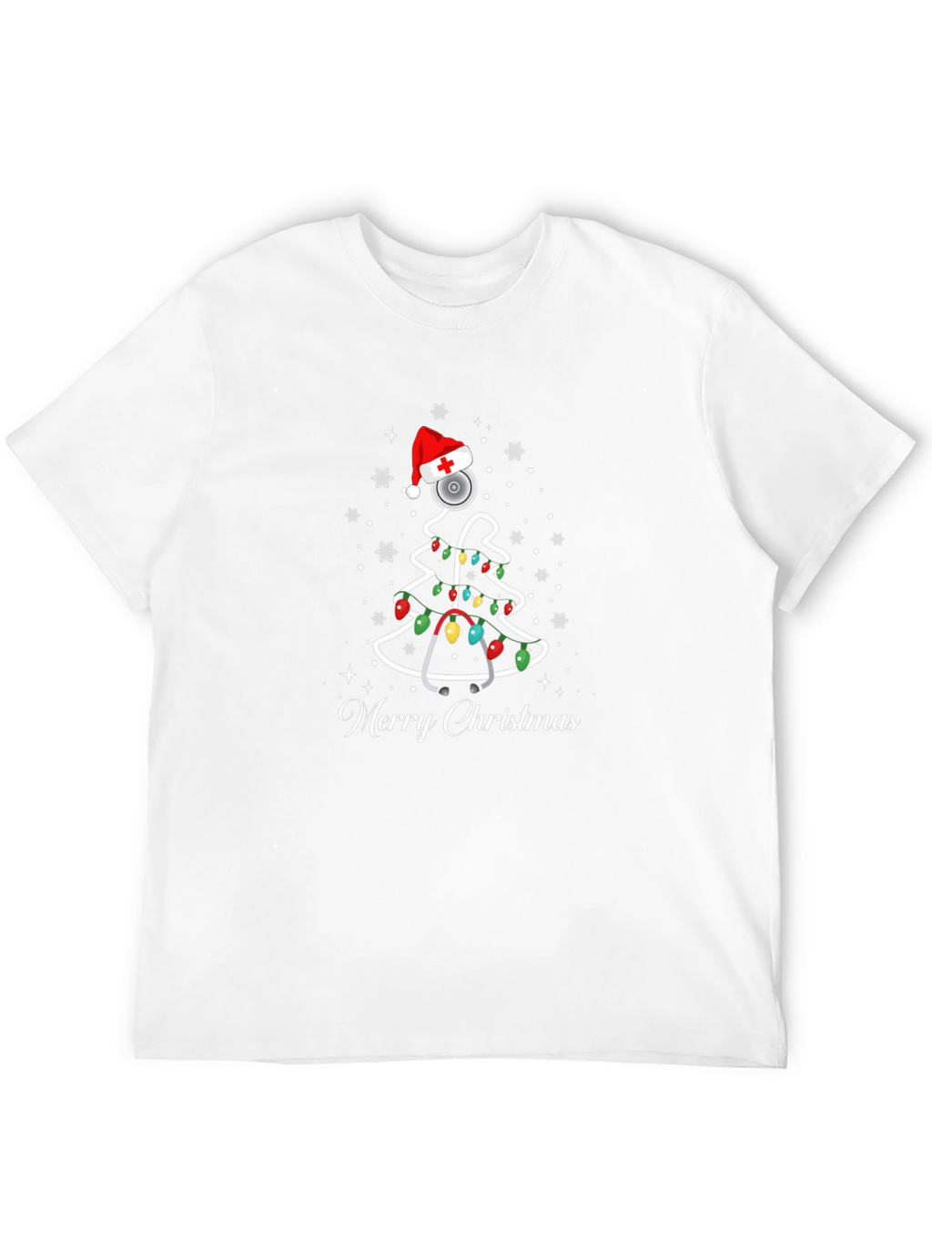 Merry Christmas Nurse Tree T-Shirt