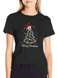 Merry Christmas Nurse Tree T-Shirt