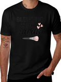 Blending is My Cardio Black T-Shirt