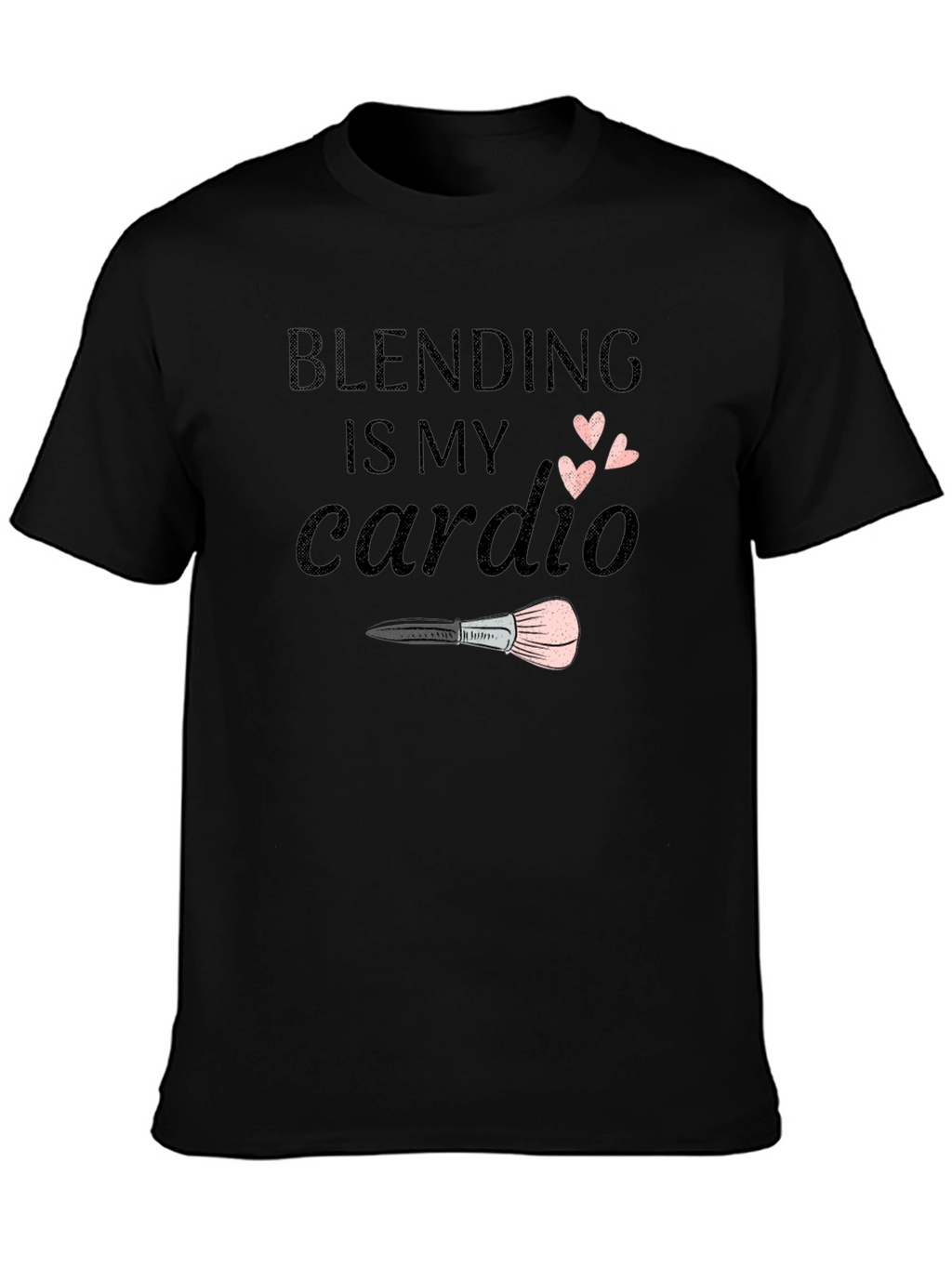 Blending is My Cardio Black T-Shirt