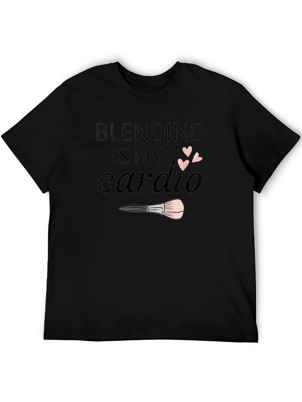 Blending is My Cardio Black T-Shirt
