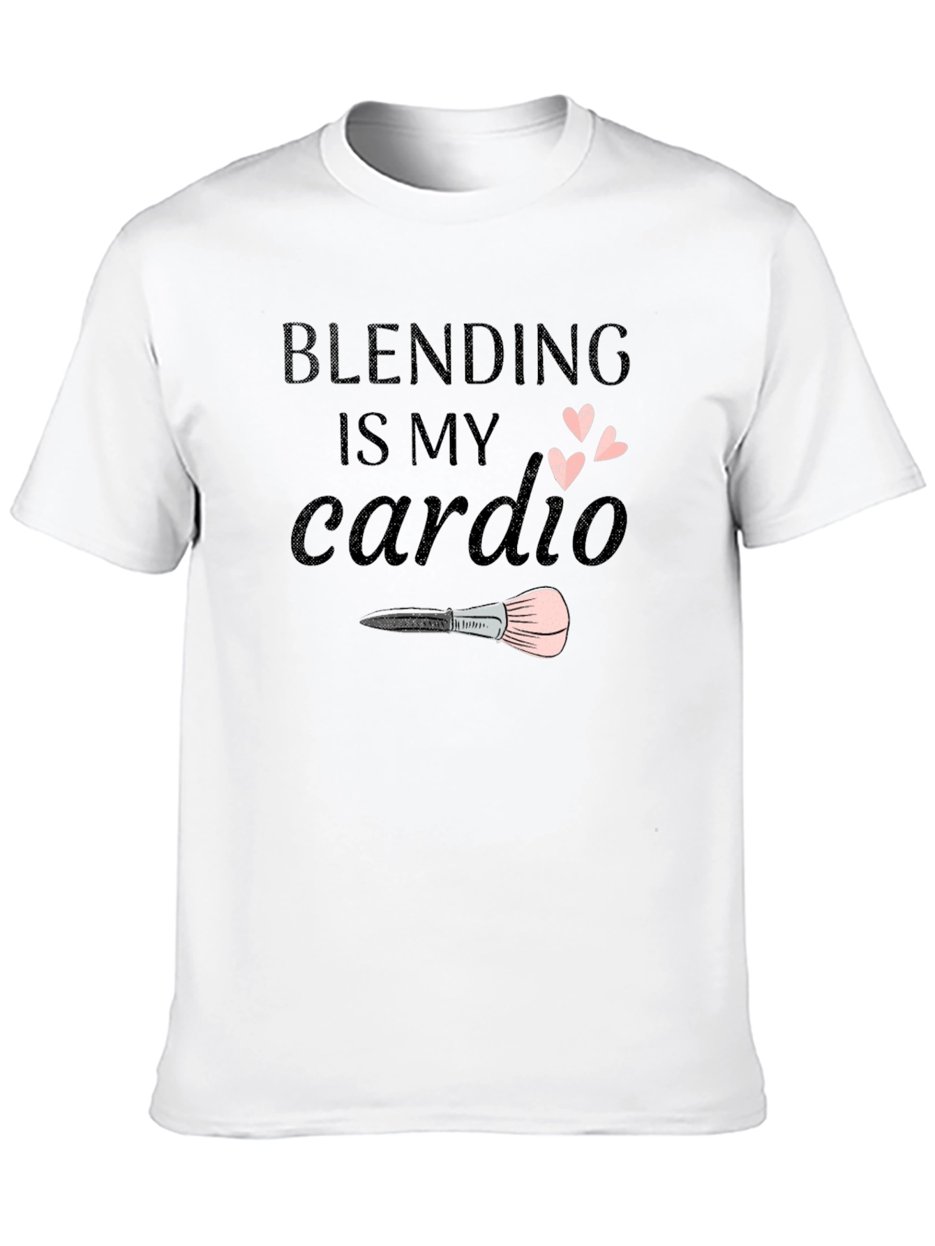 Blending is My Cardio Black T-Shirt