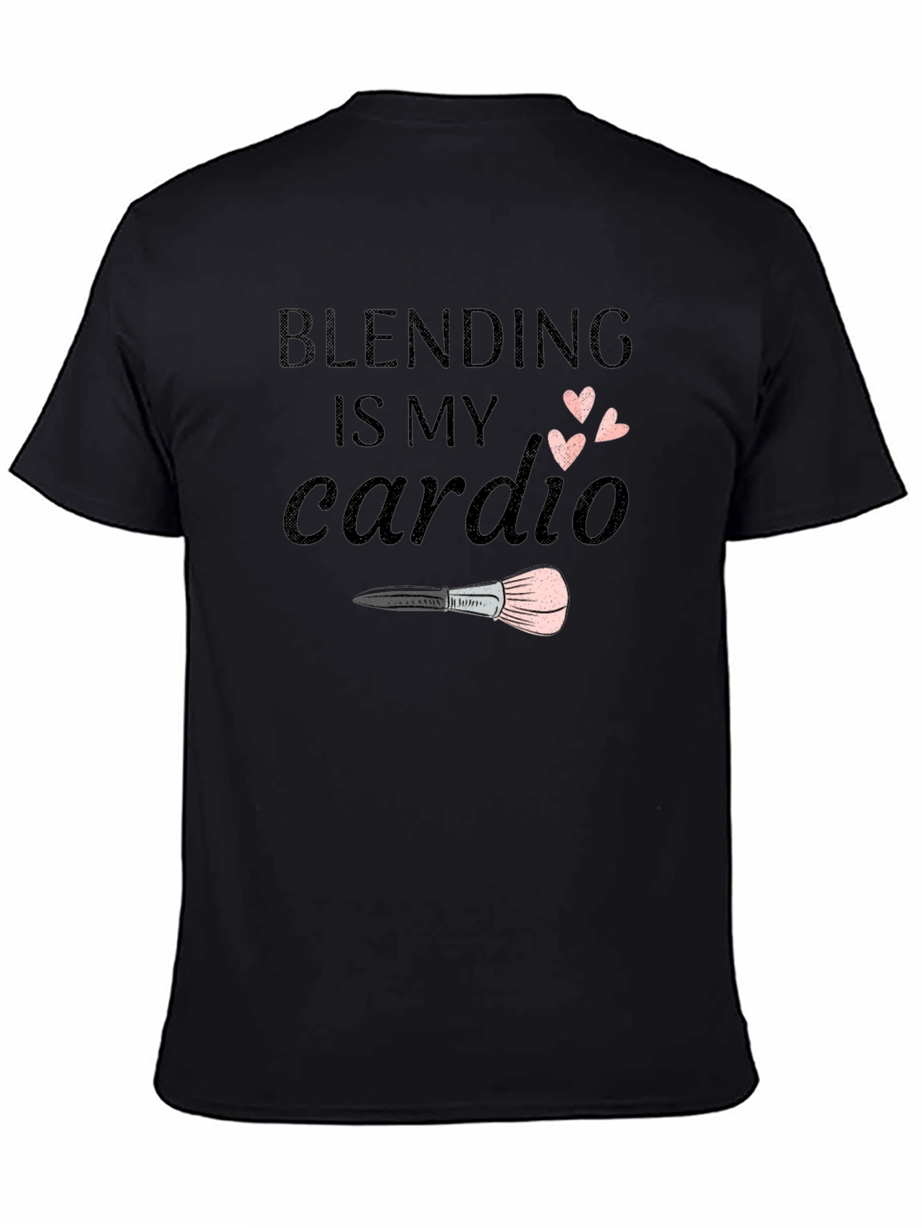 Blending is My Cardio Black T-Shirt