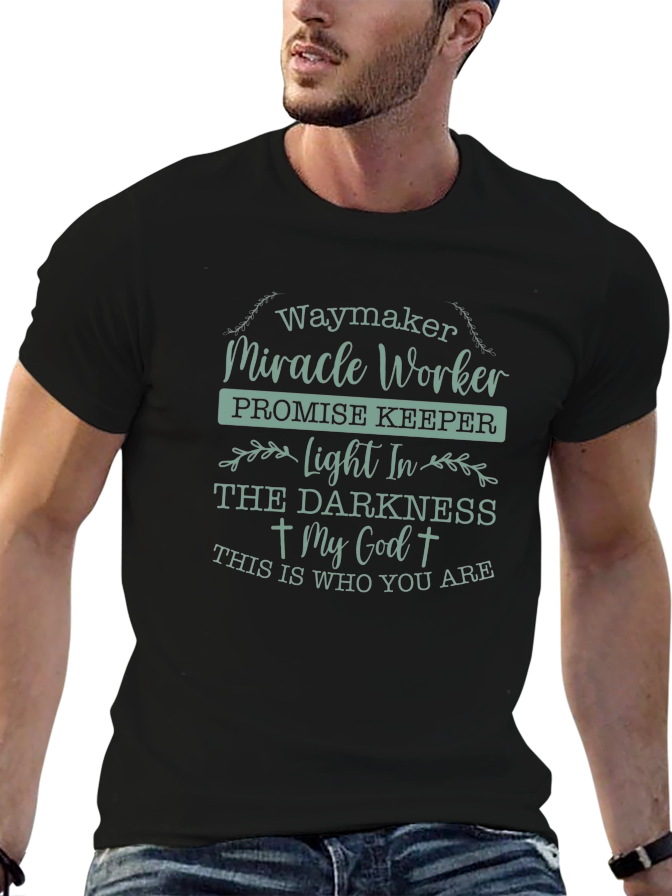 Waymaker Christian T-Shirt - Miracle Worker God Tee