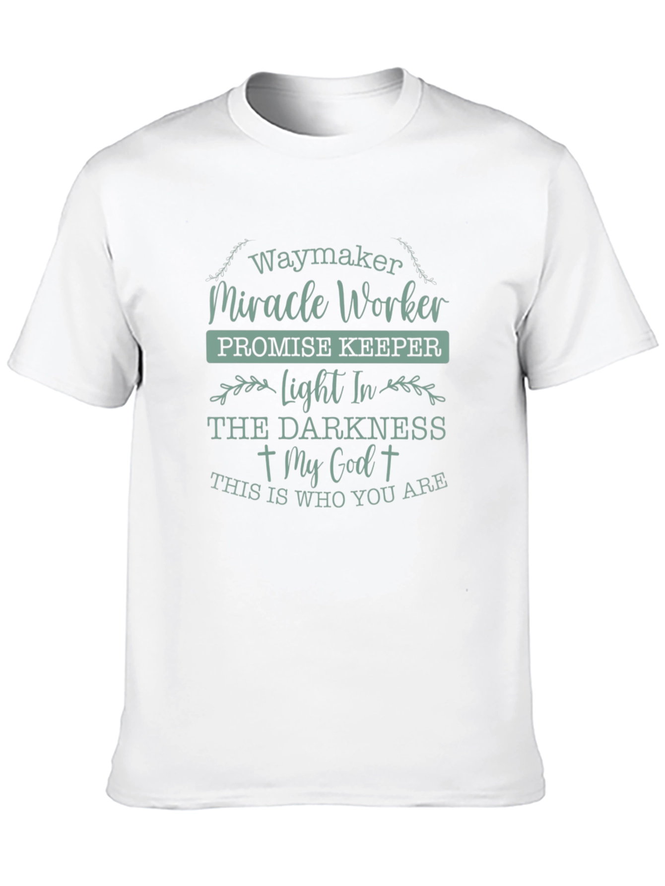 Waymaker Christian T-Shirt - Miracle Worker God Tee