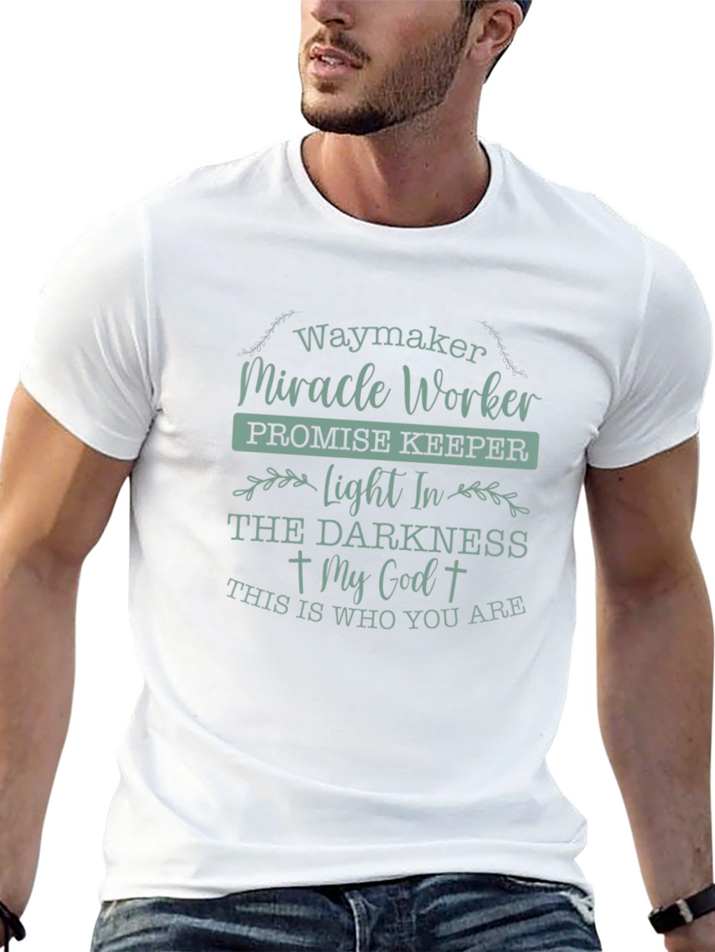 Waymaker Christian T-Shirt - Miracle Worker God Tee