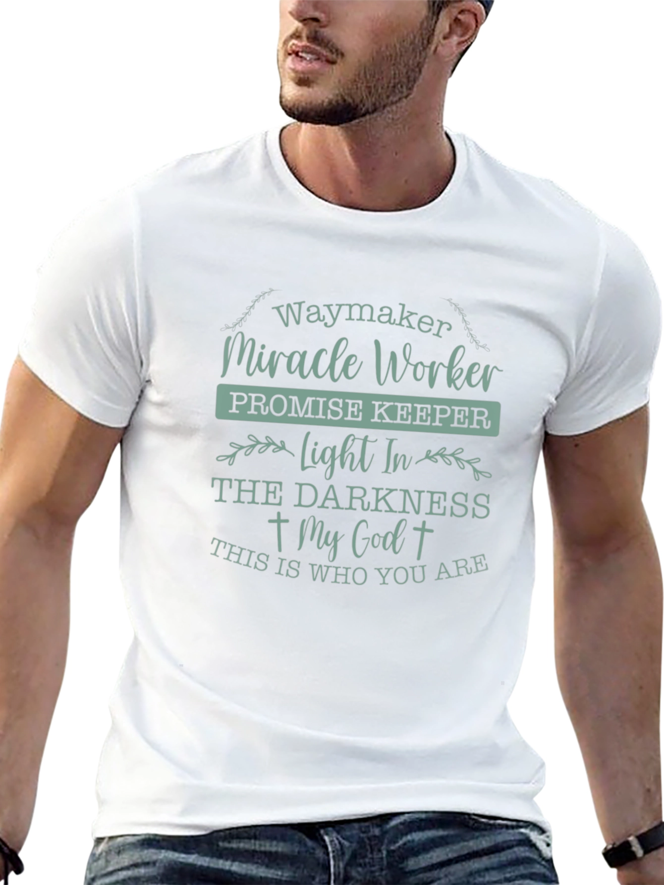 Waymaker Christian T-Shirt - Miracle Worker God Tee