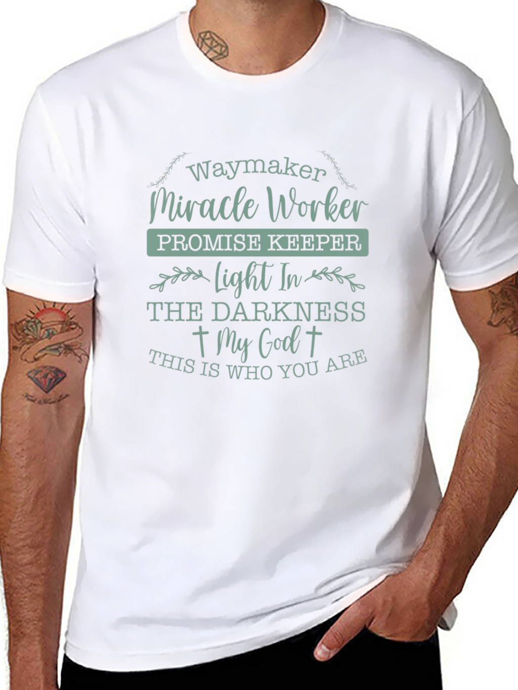 Waymaker Christian T-Shirt - Miracle Worker God Tee