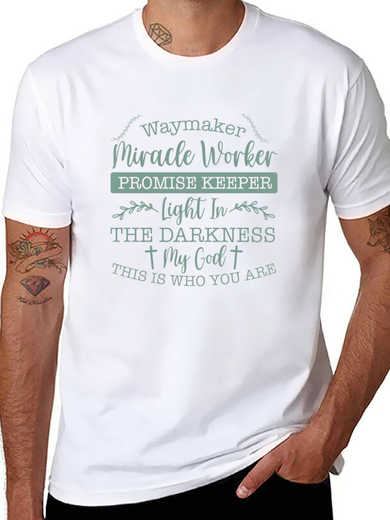 Waymaker Christian T-Shirt - Miracle Worker God Tee
