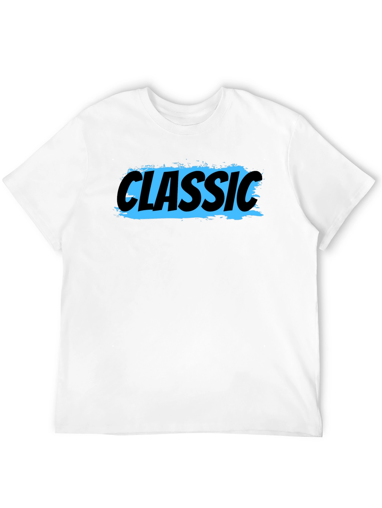 Classic Graphic Tee - Mens Black Cotton T-Shirt