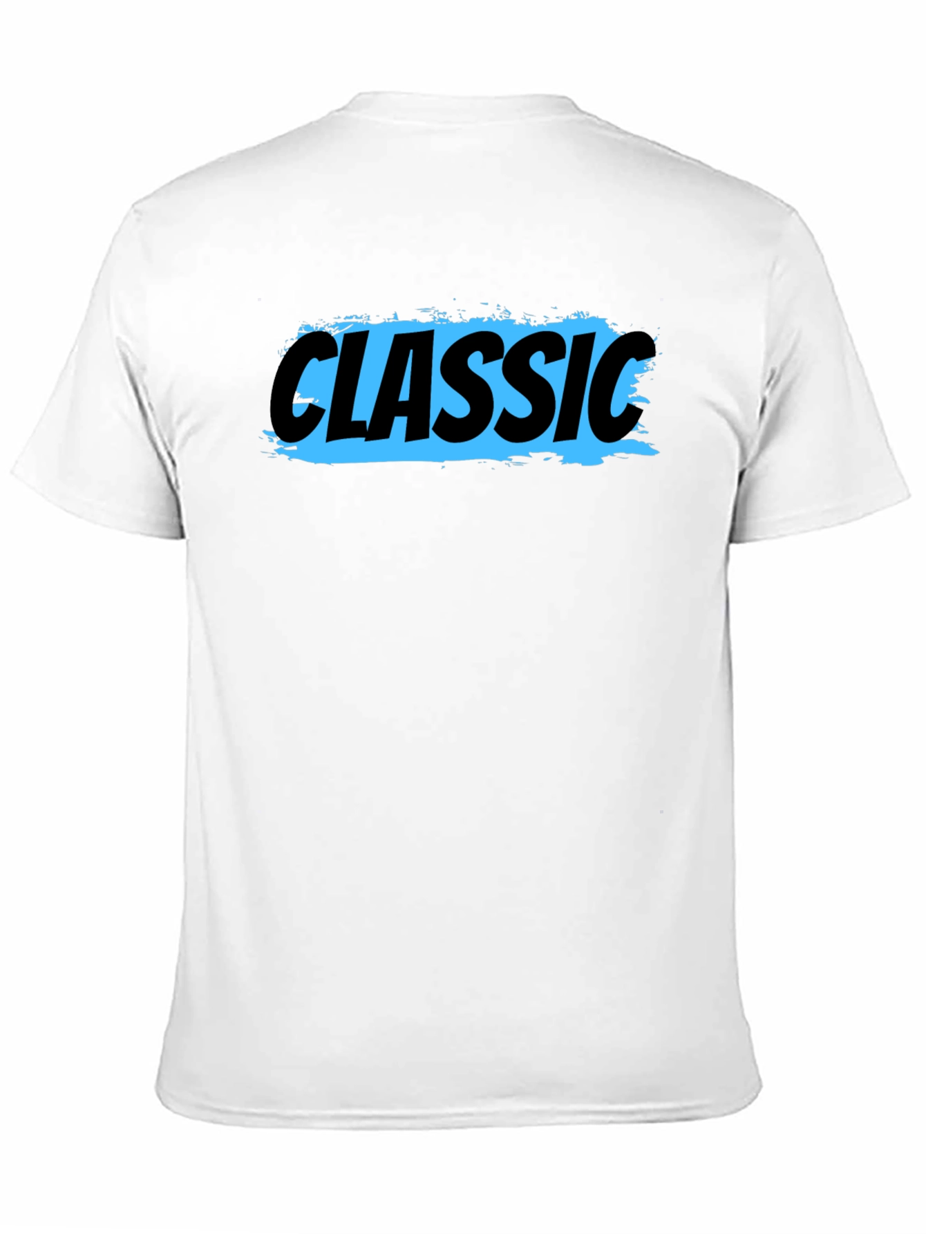 Classic Graphic Tee - Mens Black Cotton T-Shirt