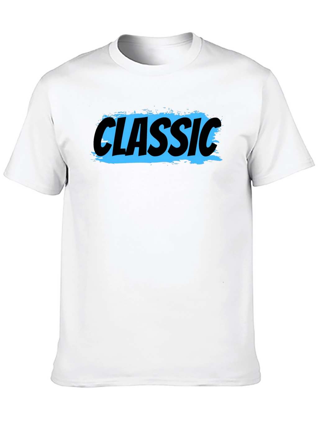 Classic Graphic Tee - Mens Black Cotton T-Shirt