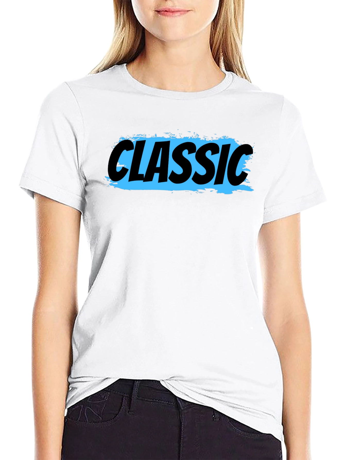 Classic Graphic Tee - Mens Black Cotton T-Shirt