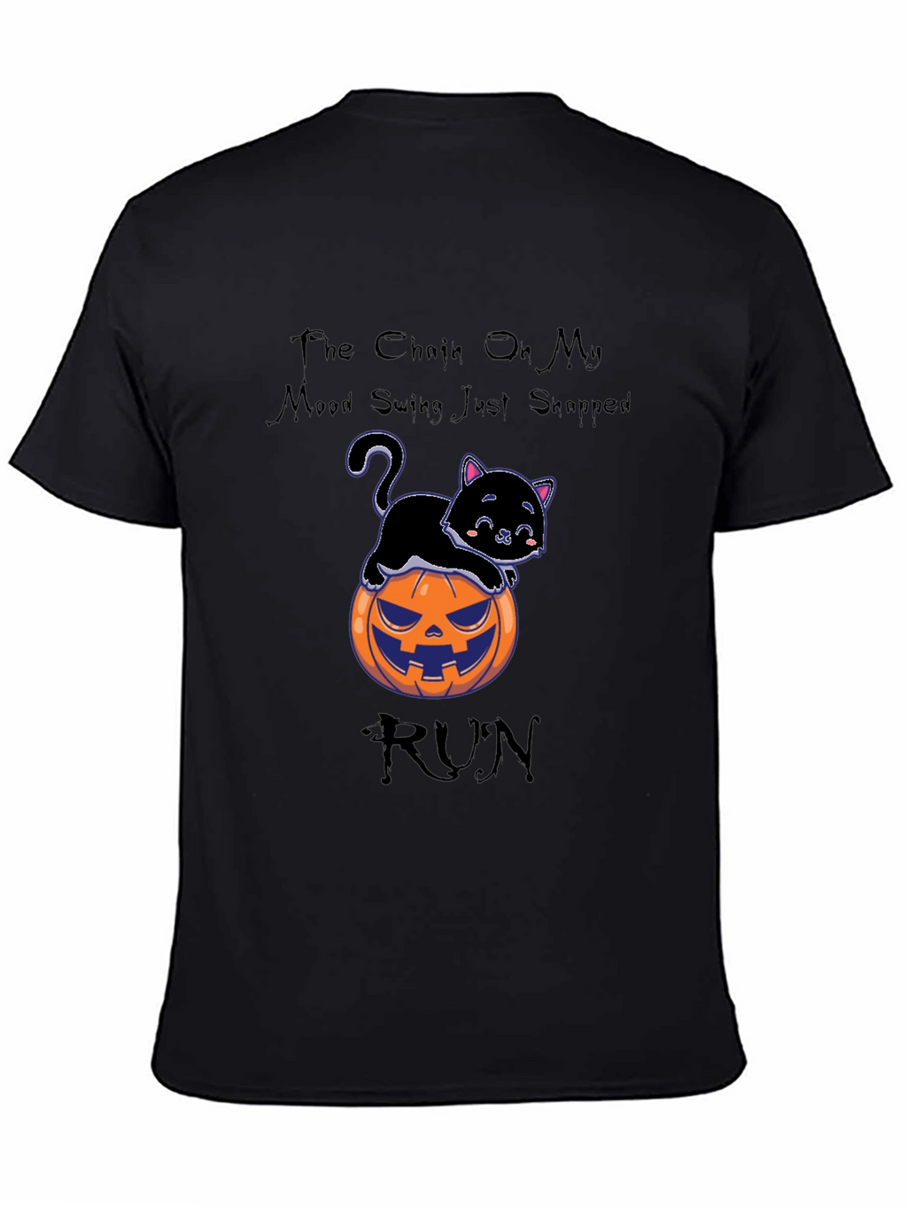 Mood Swing Black Cat Halloween T-Shirt