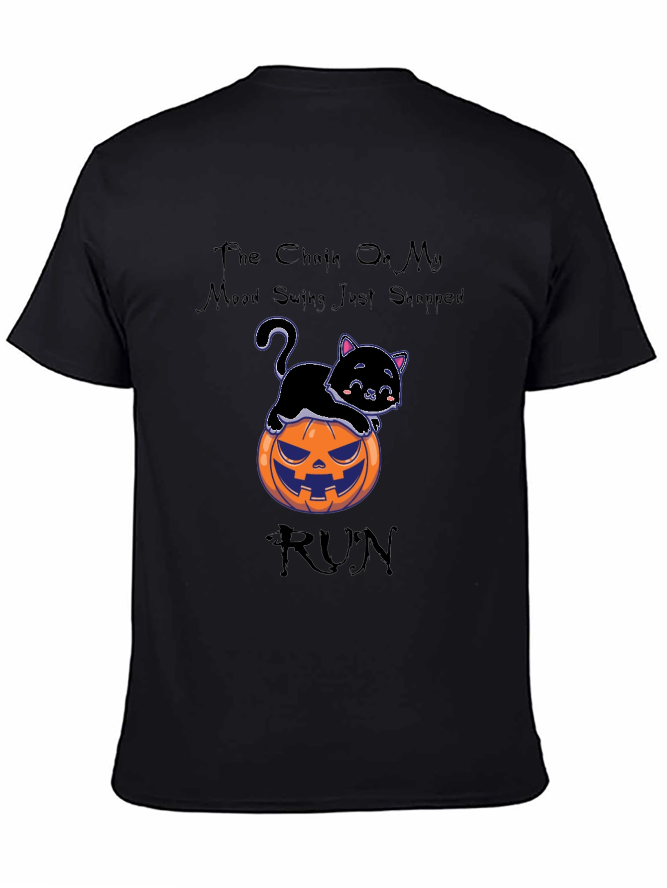 Mood Swing Black Cat Halloween T-Shirt