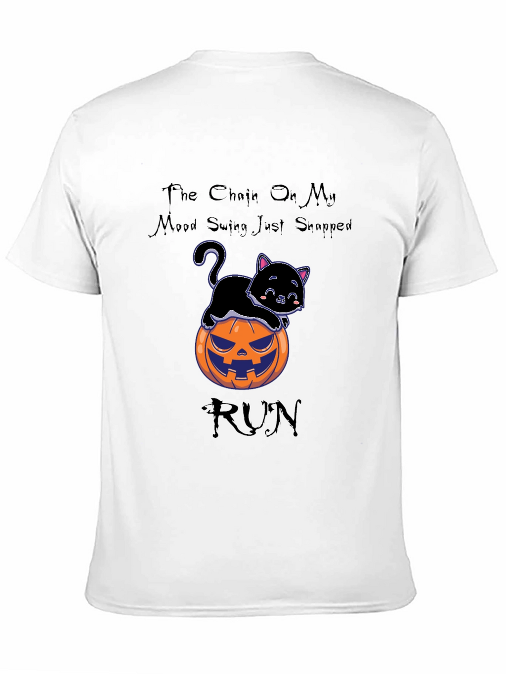 Mood Swing Black Cat Halloween T-Shirt