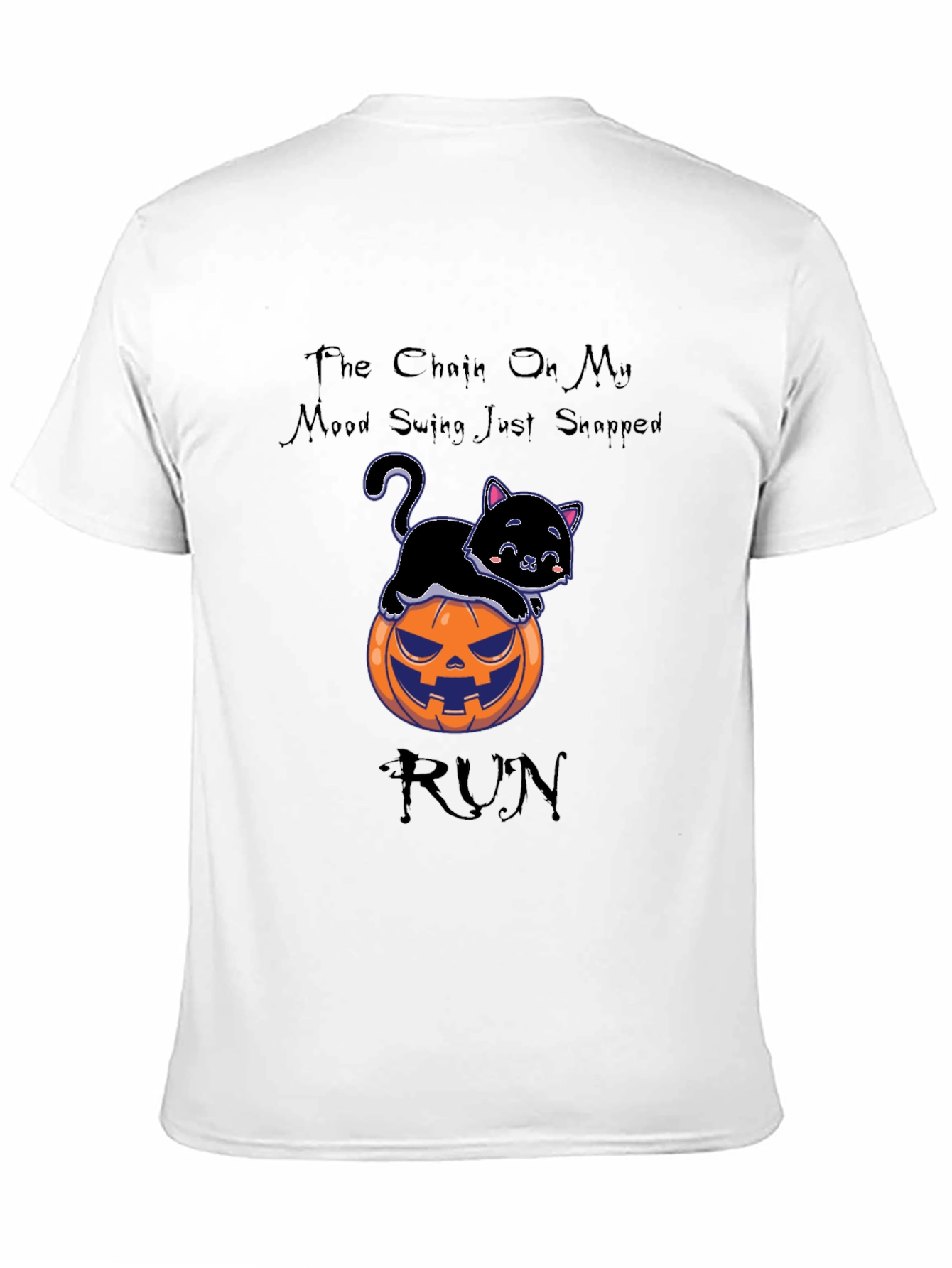 Mood Swing Black Cat Halloween T-Shirt