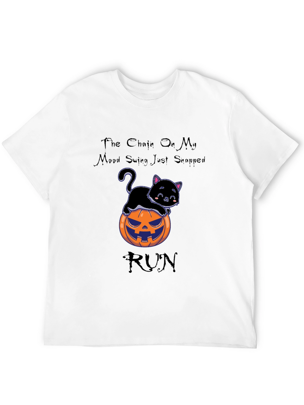Mood Swing Black Cat Halloween T-Shirt