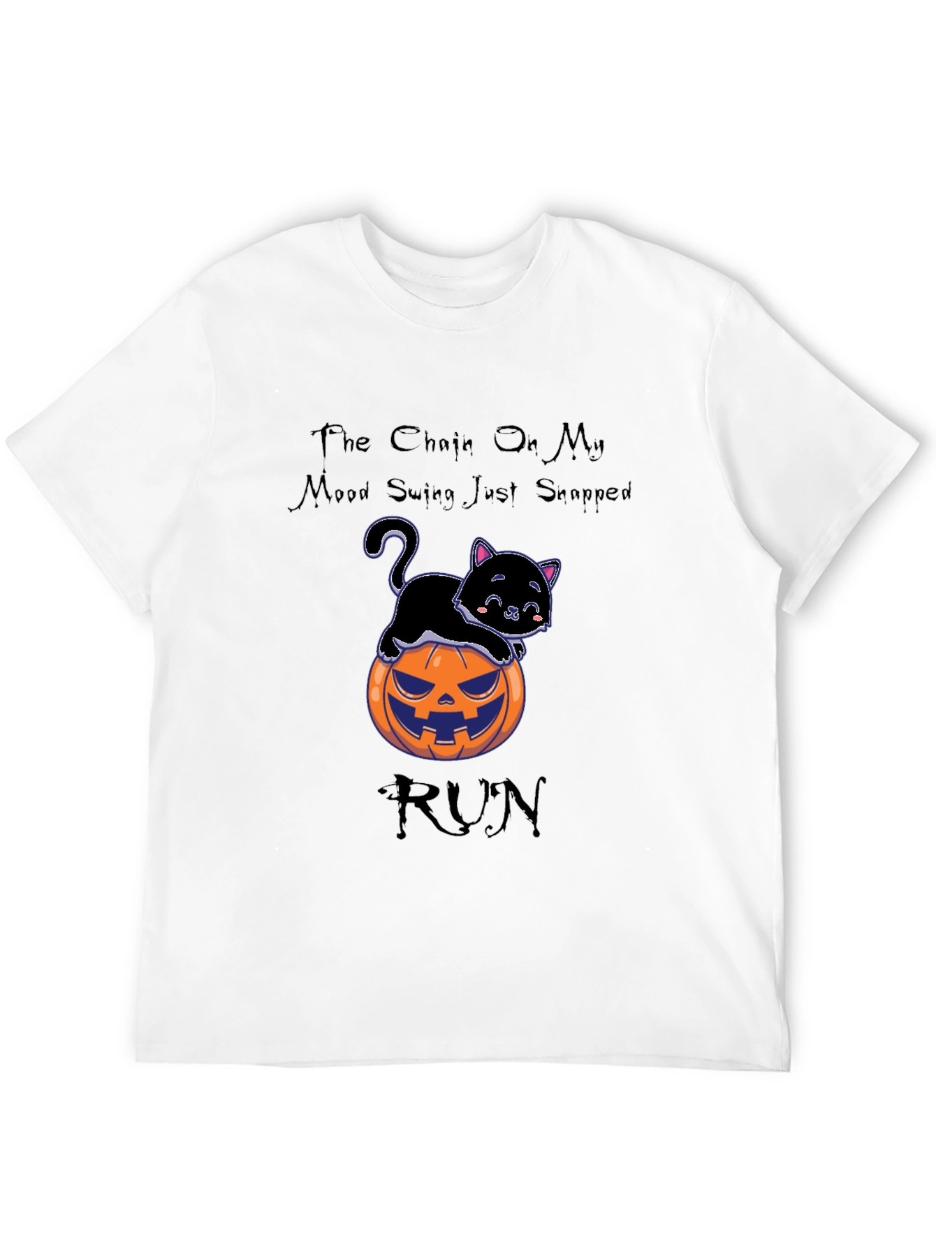 Mood Swing Black Cat Halloween T-Shirt