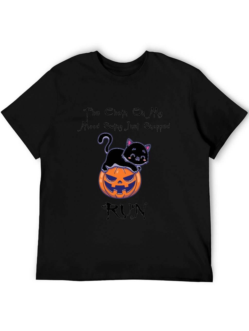 Mood Swing Black Cat Halloween T-Shirt