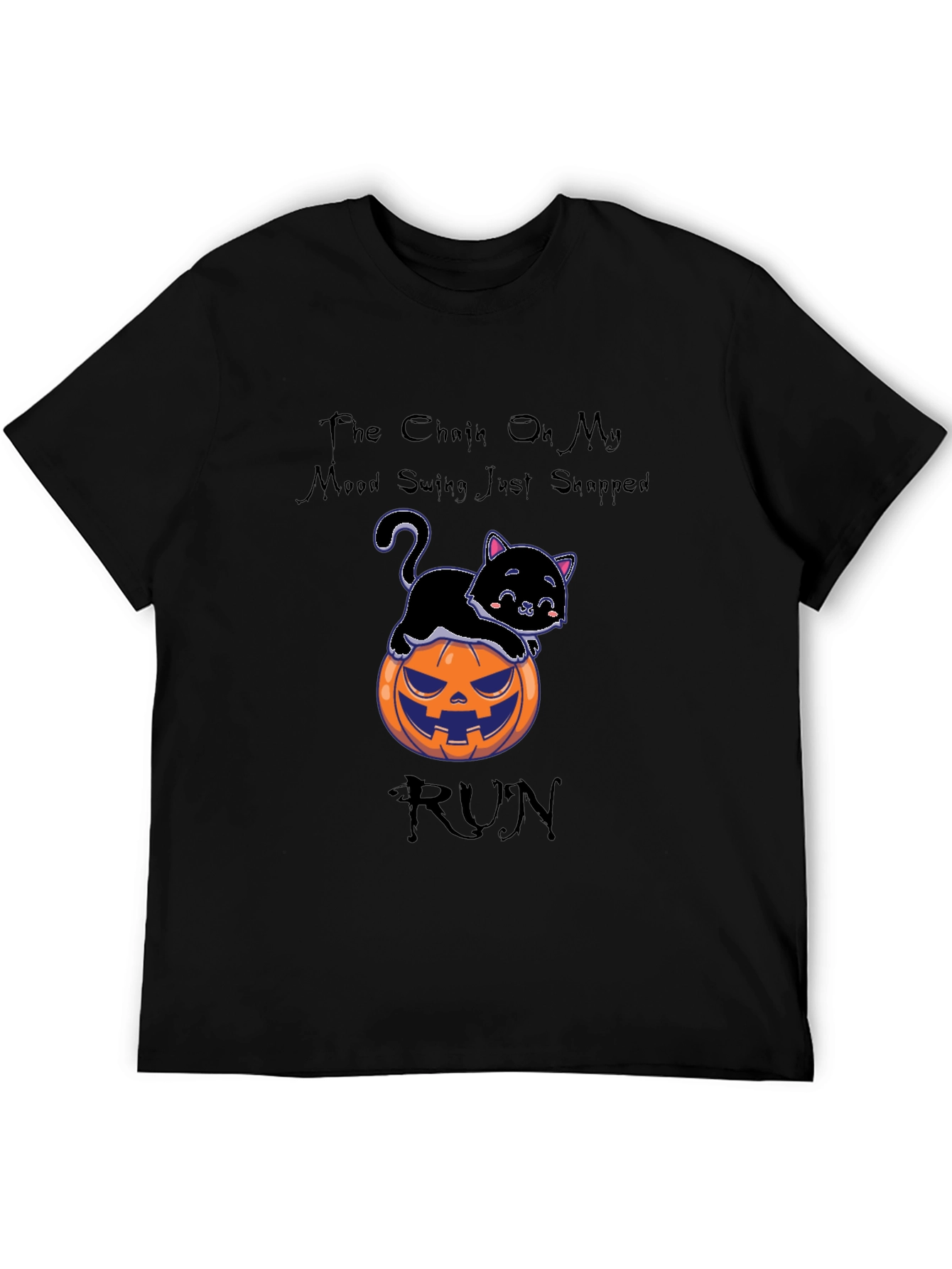 Mood Swing Black Cat Halloween T-Shirt