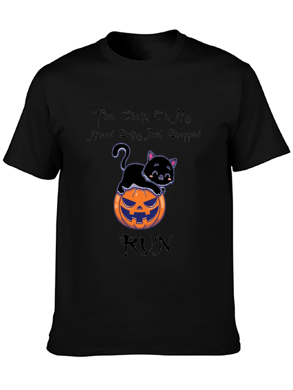Mood Swing Black Cat Halloween T-Shirt