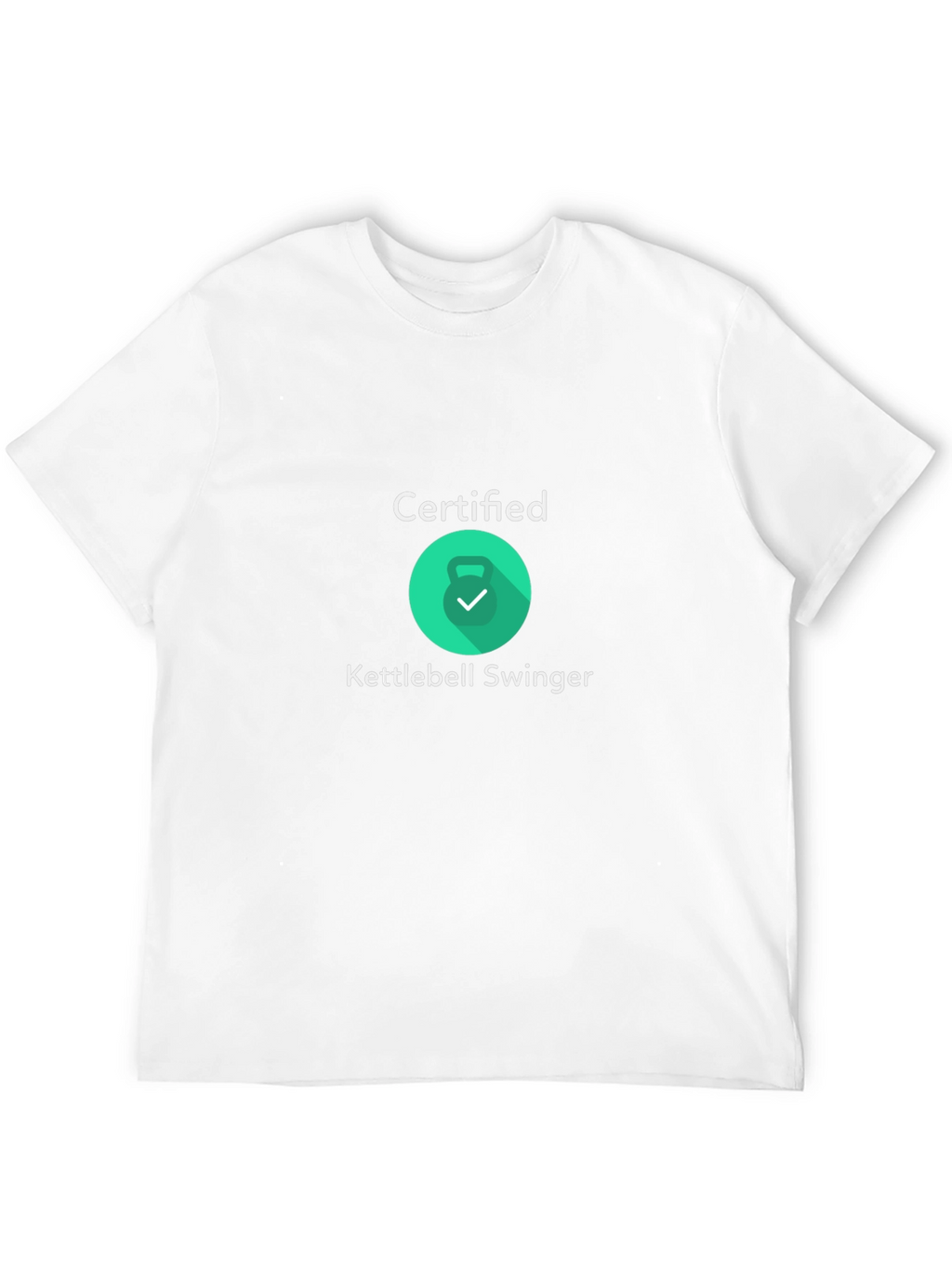Certified Kettlebell Swinger Black T-Shirt