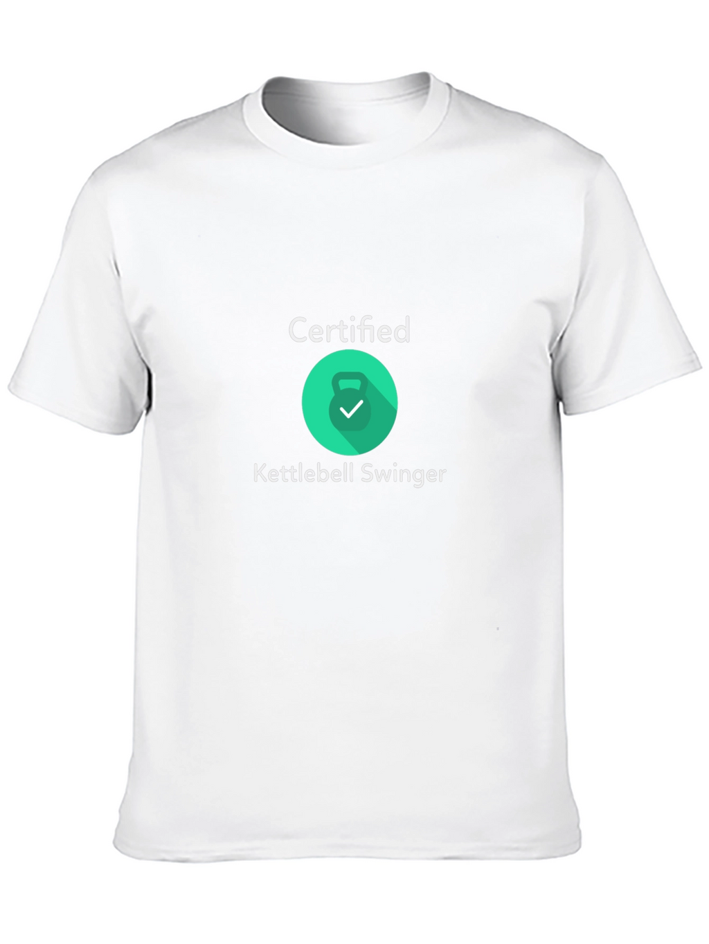 Certified Kettlebell Swinger Black T-Shirt