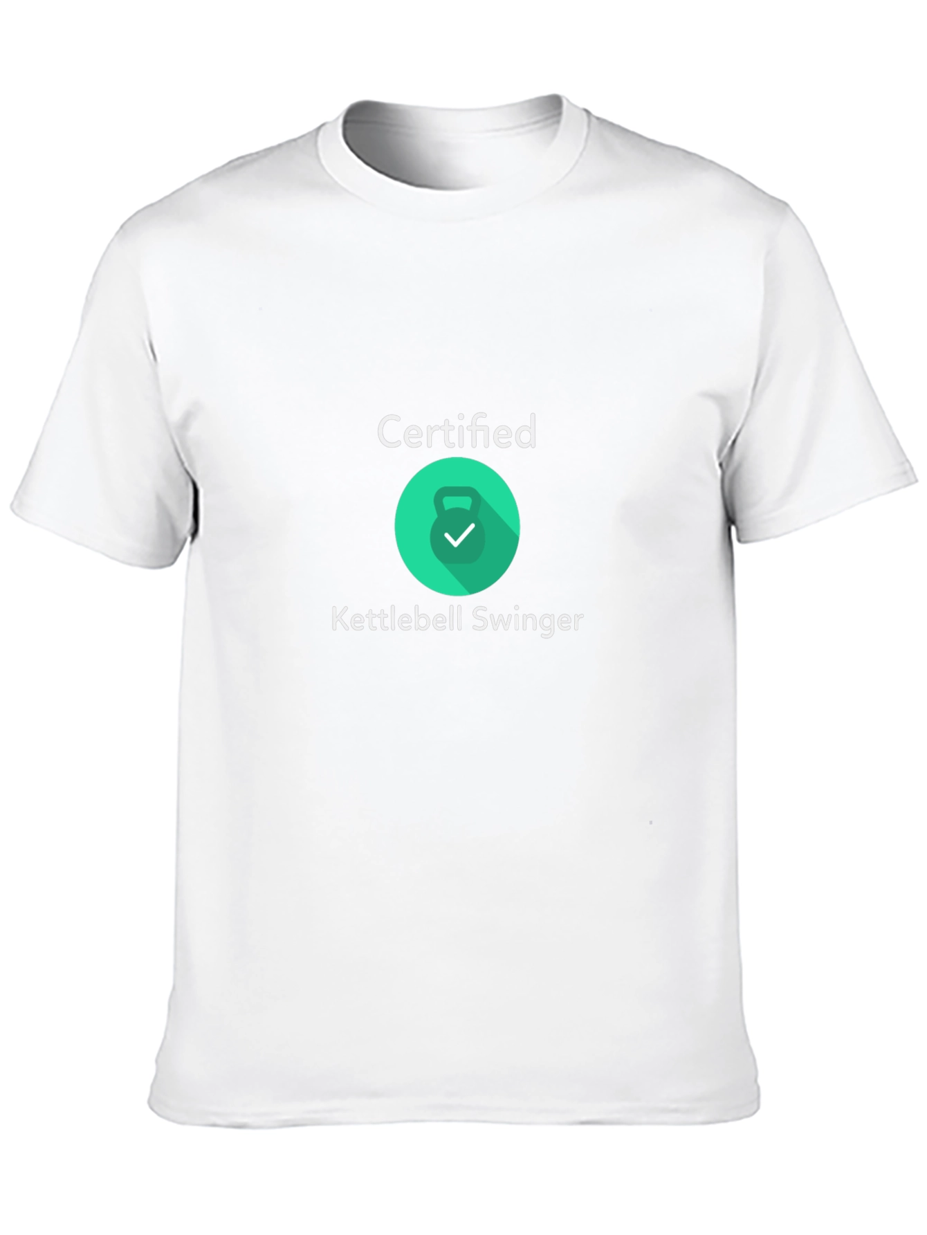 Certified Kettlebell Swinger Black T-Shirt