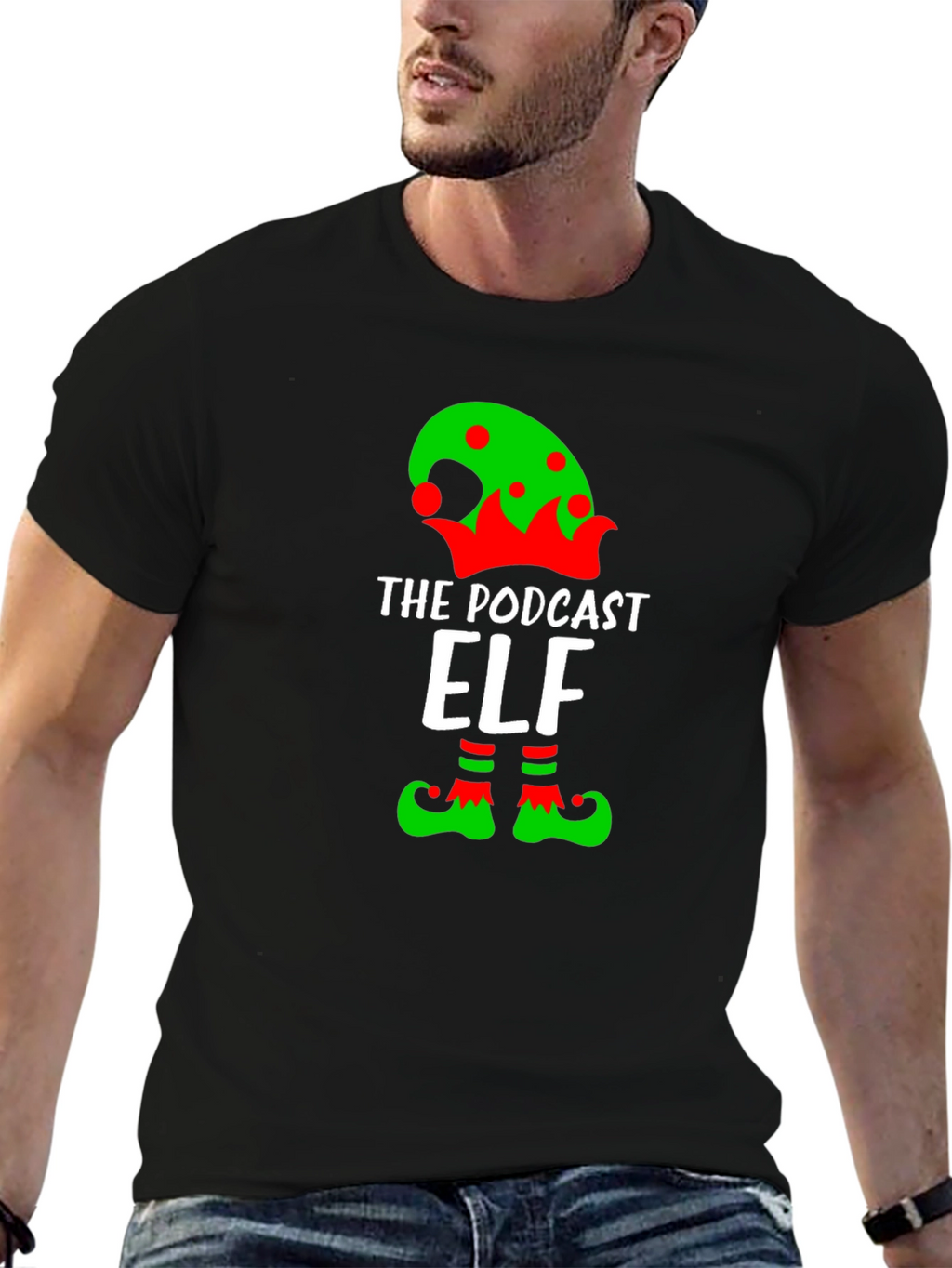Podcast Elf Graphic T-Shirt