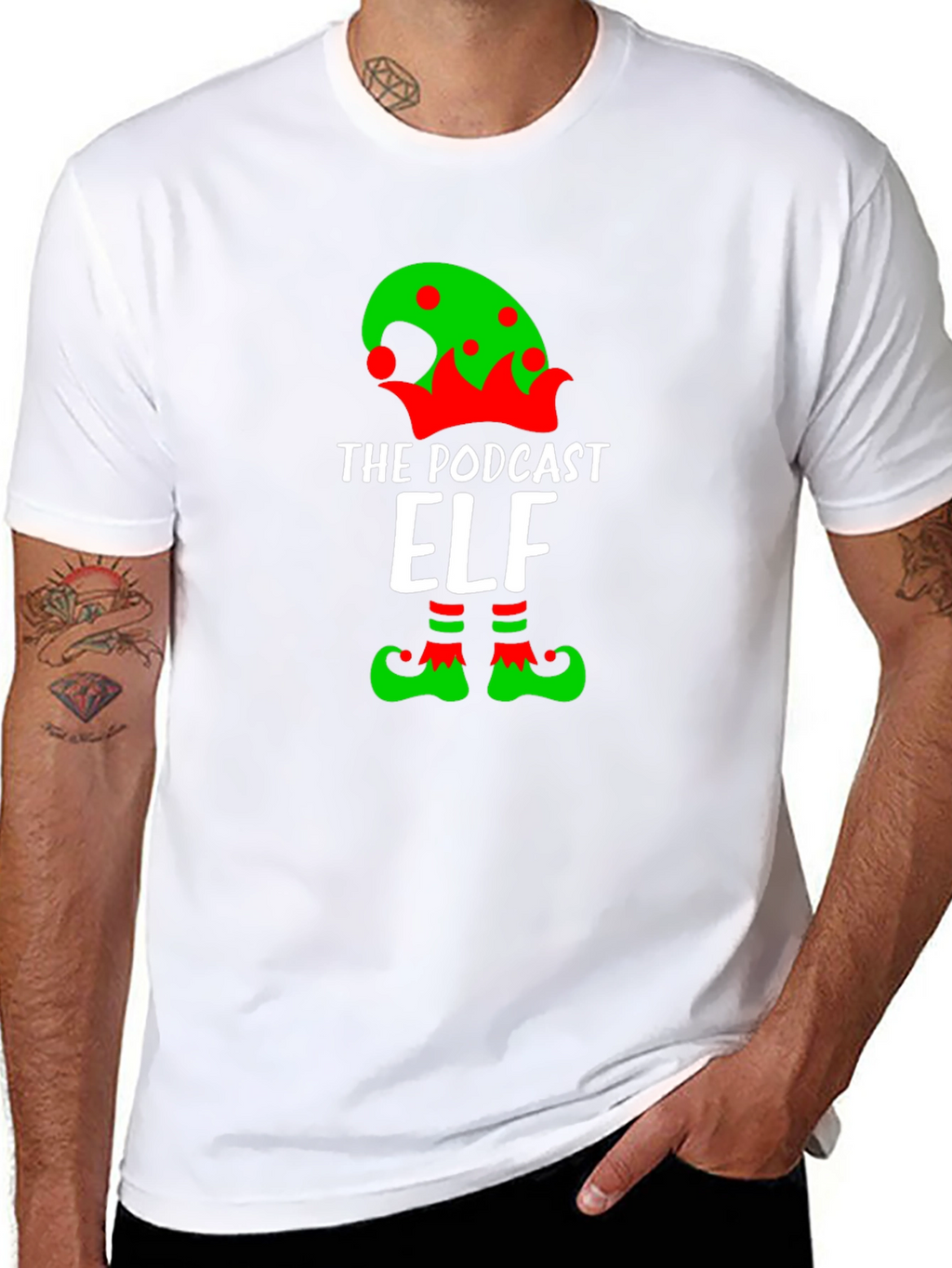 Podcast Elf Graphic T-Shirt