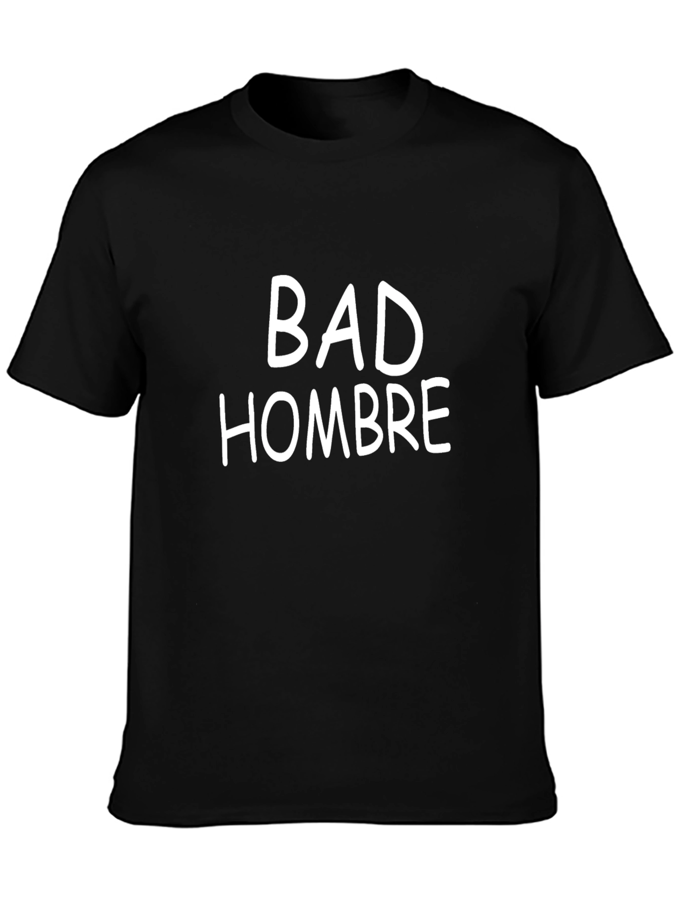Bad Hombre Graphic Tee - Mens Black Short Sleeve