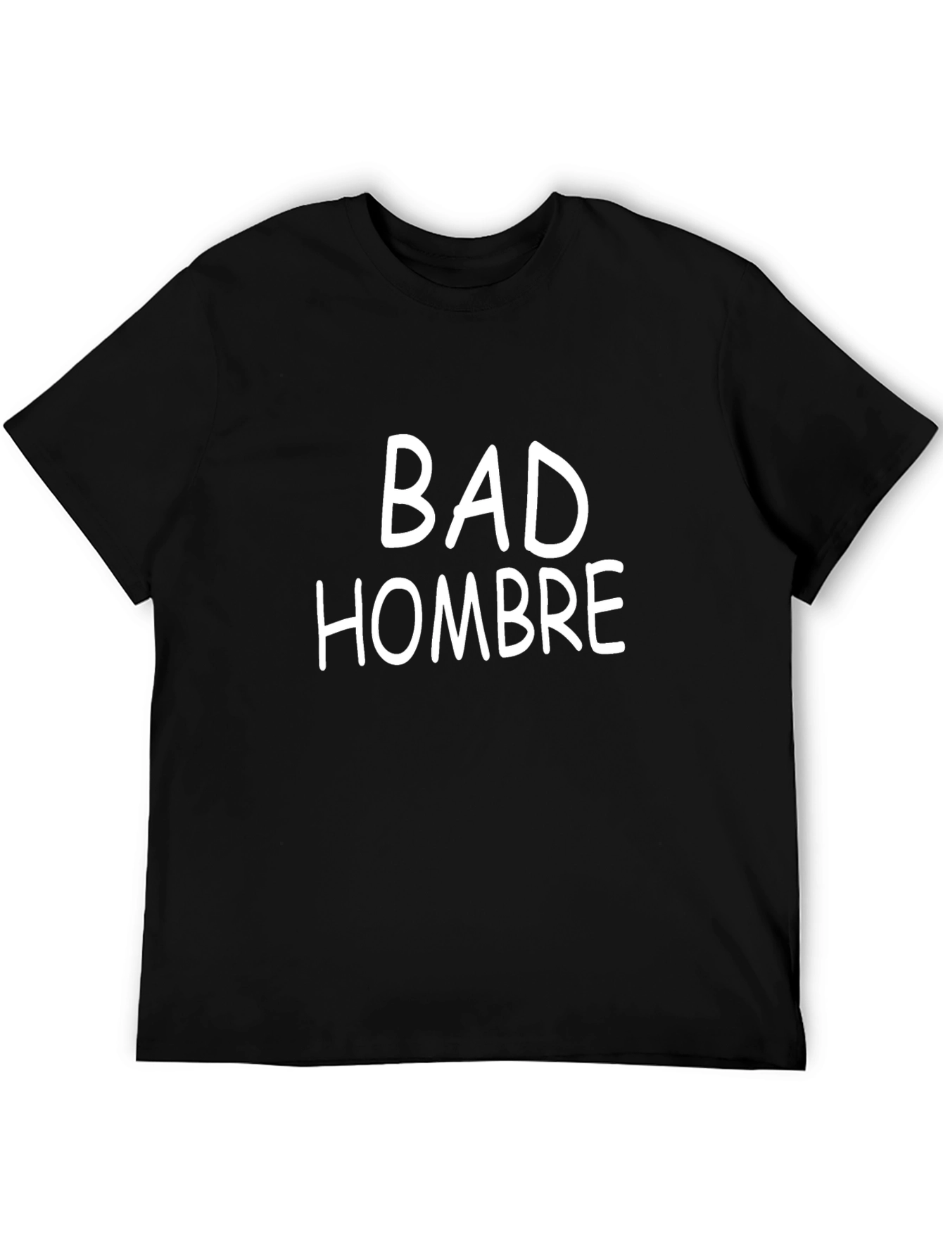 Bad Hombre Graphic Tee - Mens Black Short Sleeve