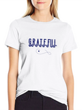 Grateful Graphic Tee - Black Casual T-Shirt