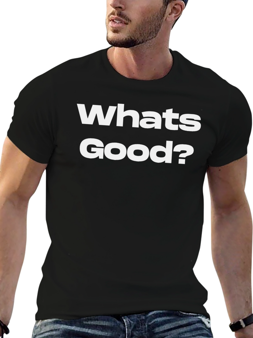 Whats Good? Black Graphic Tee