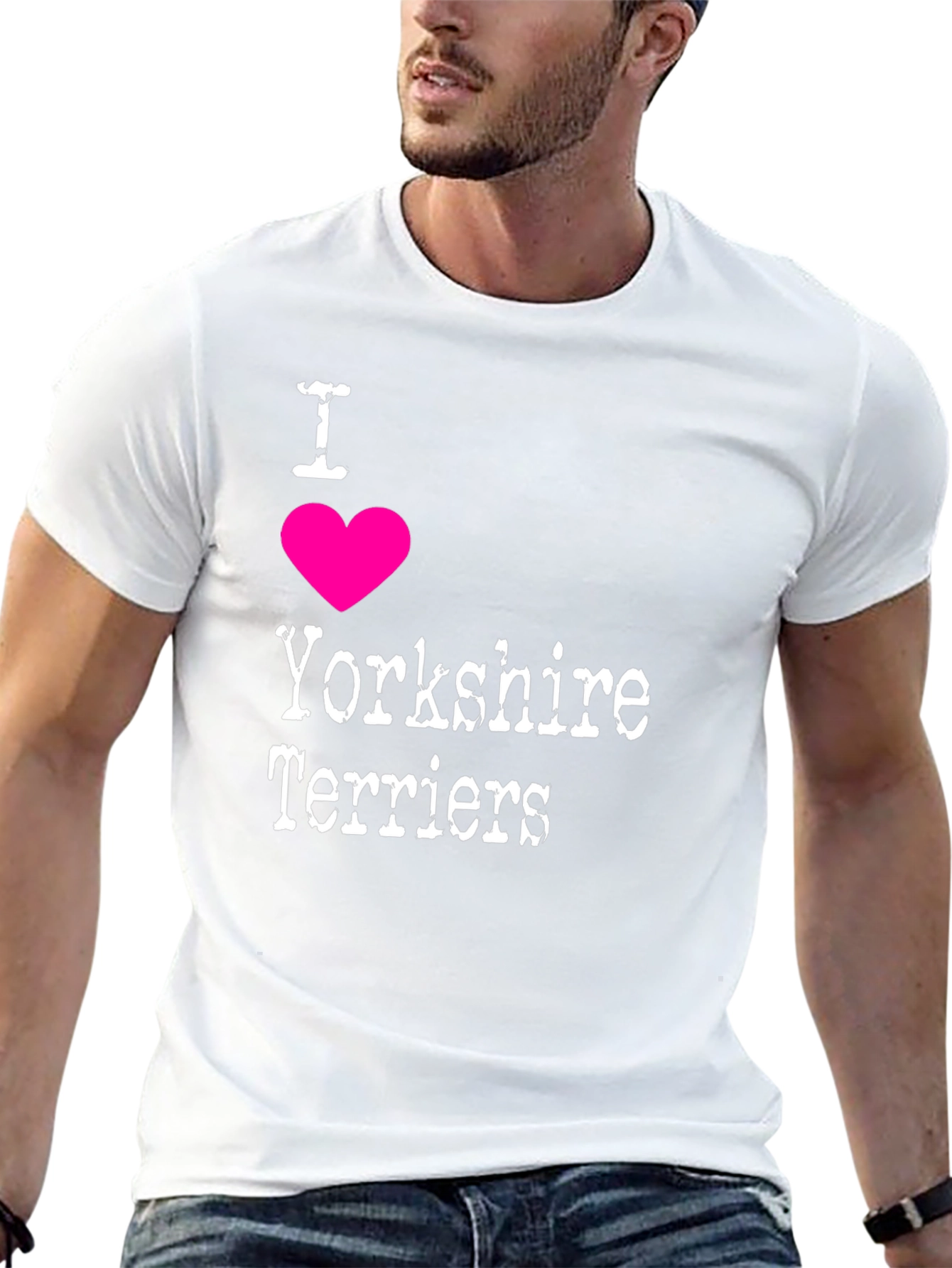 I Love Yorkshire Terriers Graphic Tee