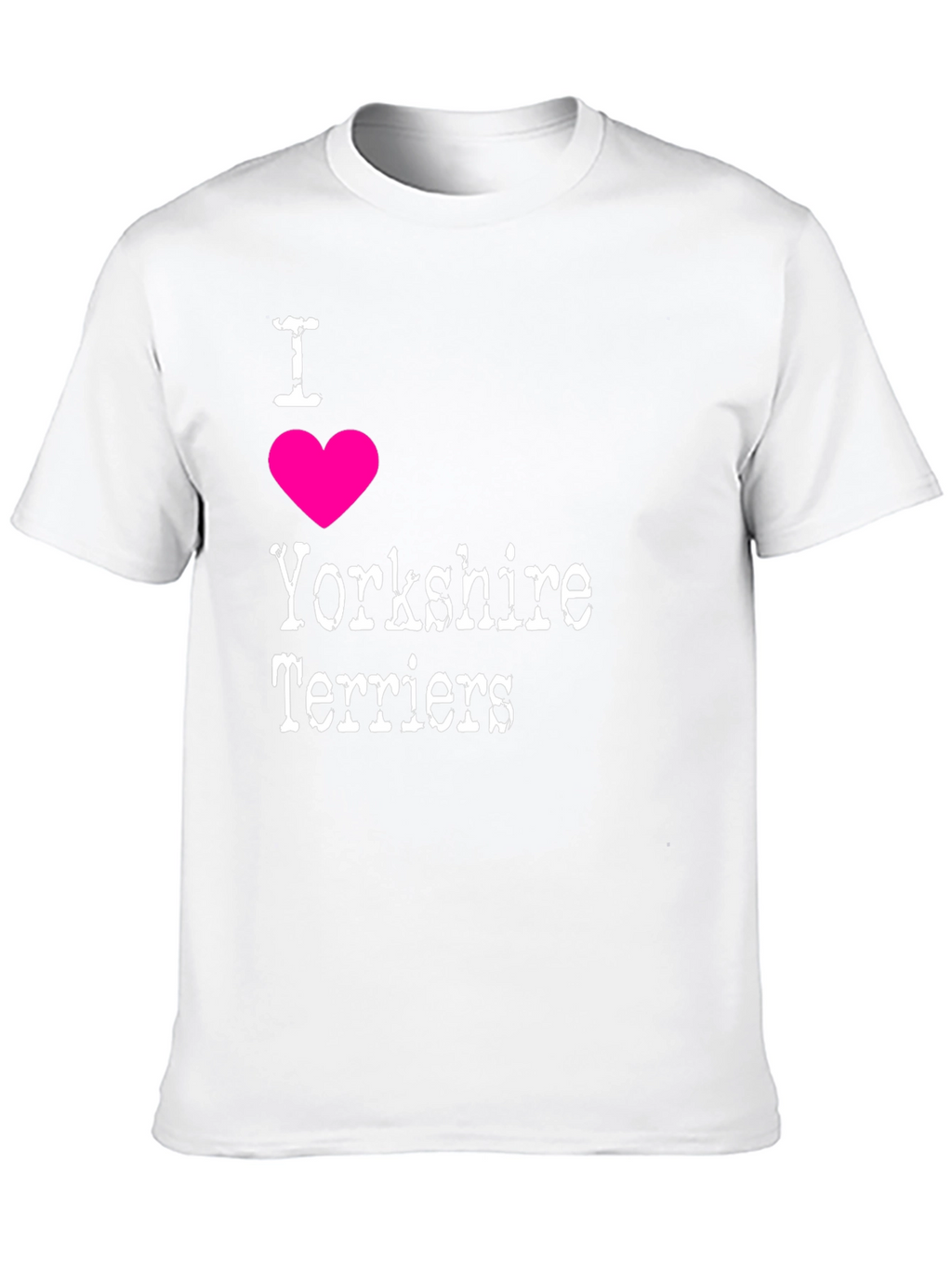 I Love Yorkshire Terriers Graphic Tee