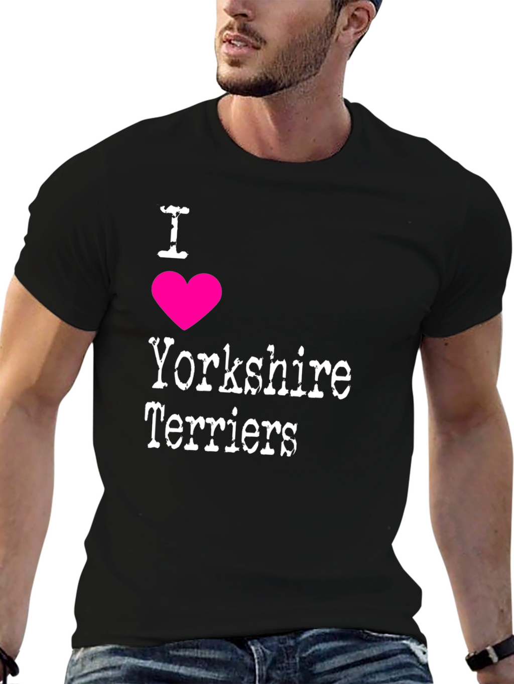 I Love Yorkshire Terriers Graphic Tee