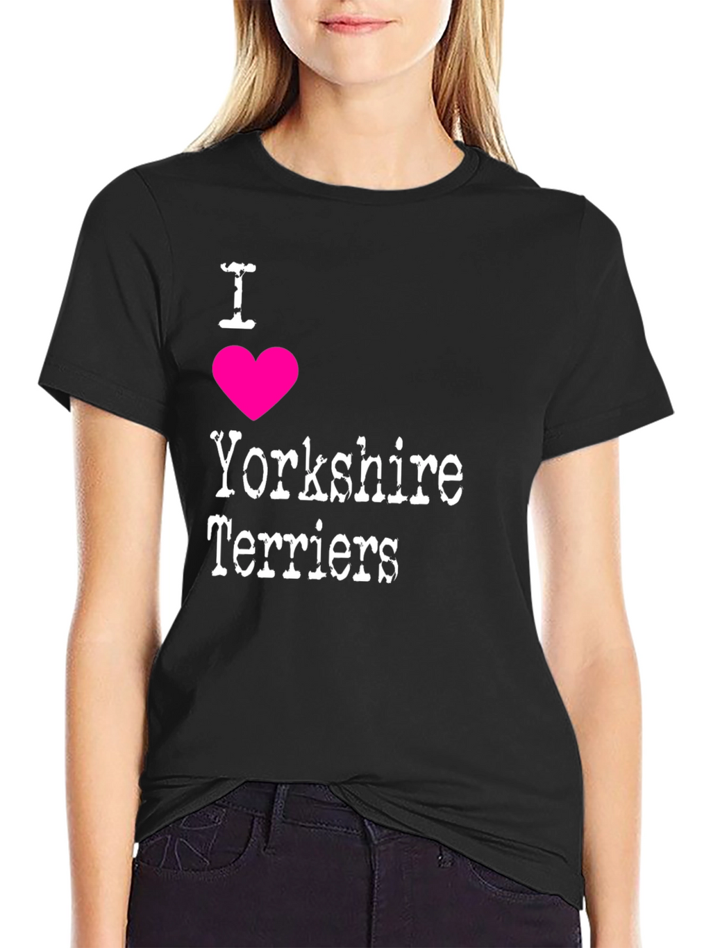 I Love Yorkshire Terriers Graphic Tee
