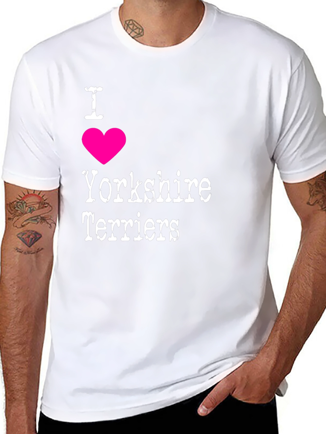 I Love Yorkshire Terriers Graphic Tee