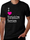 I Love Yorkshire Terriers Graphic Tee