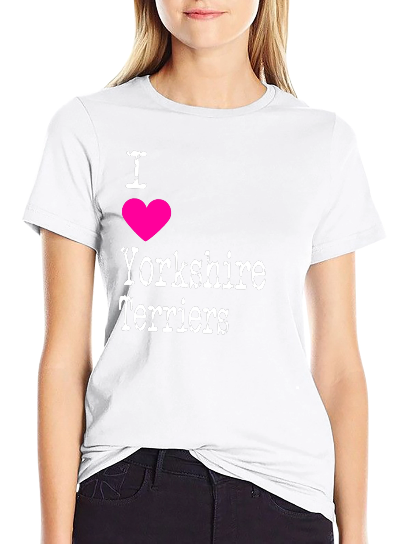 I Love Yorkshire Terriers Graphic Tee