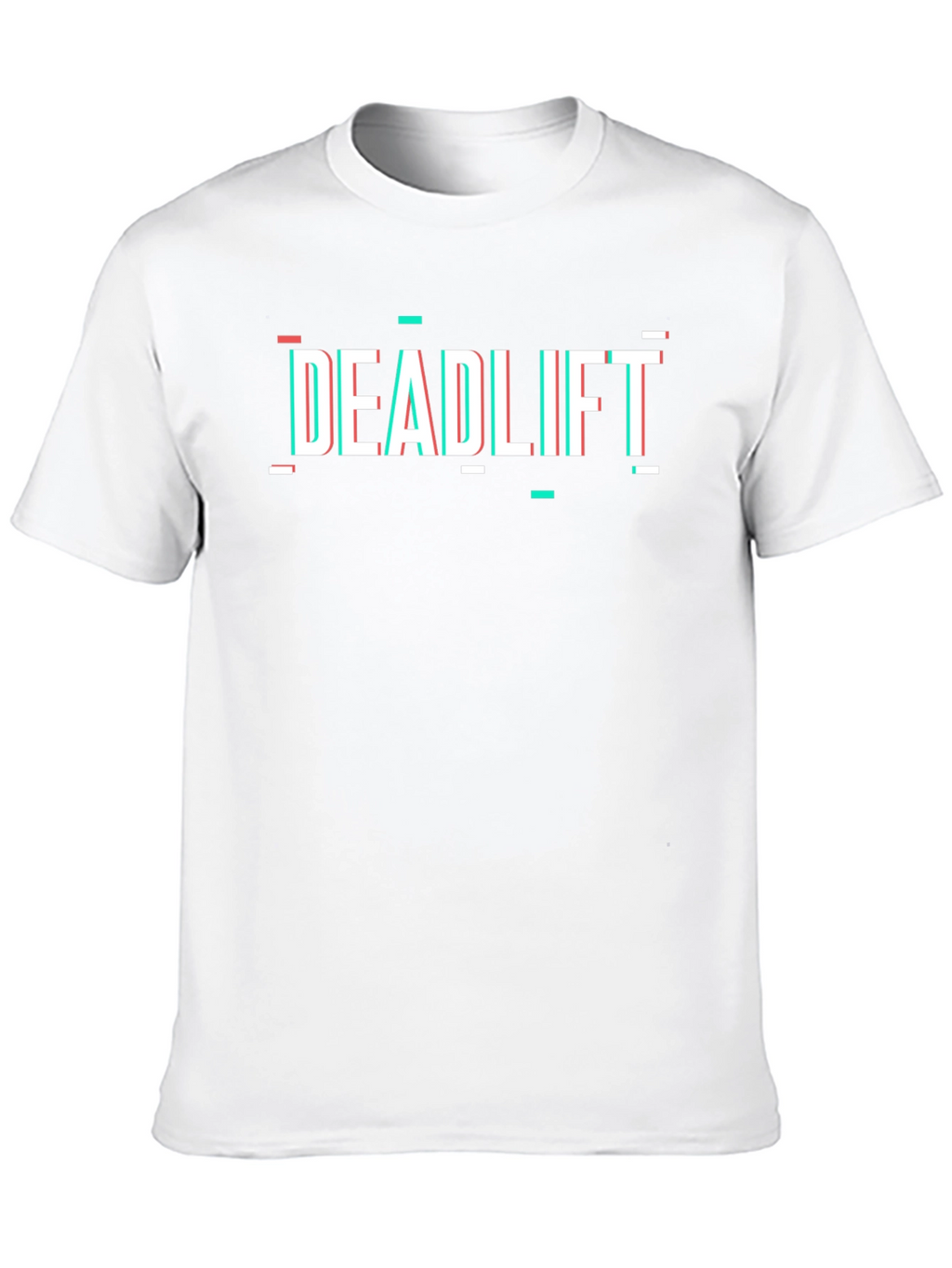 Deadlift Glitch Style Black T-Shirt