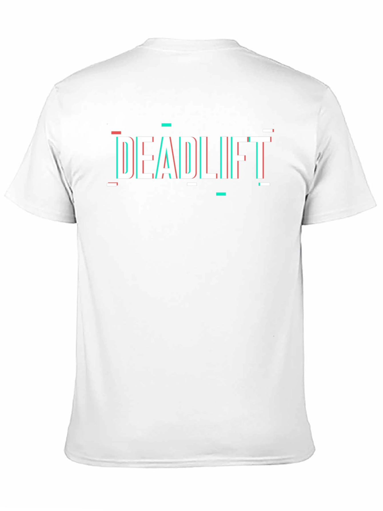 Deadlift Glitch Style Black T-Shirt