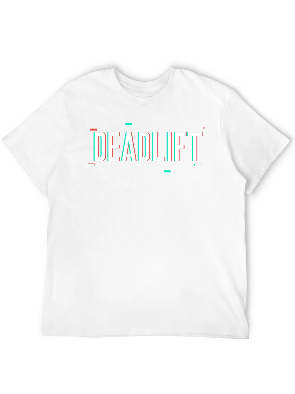 Deadlift Glitch Style Black T-Shirt