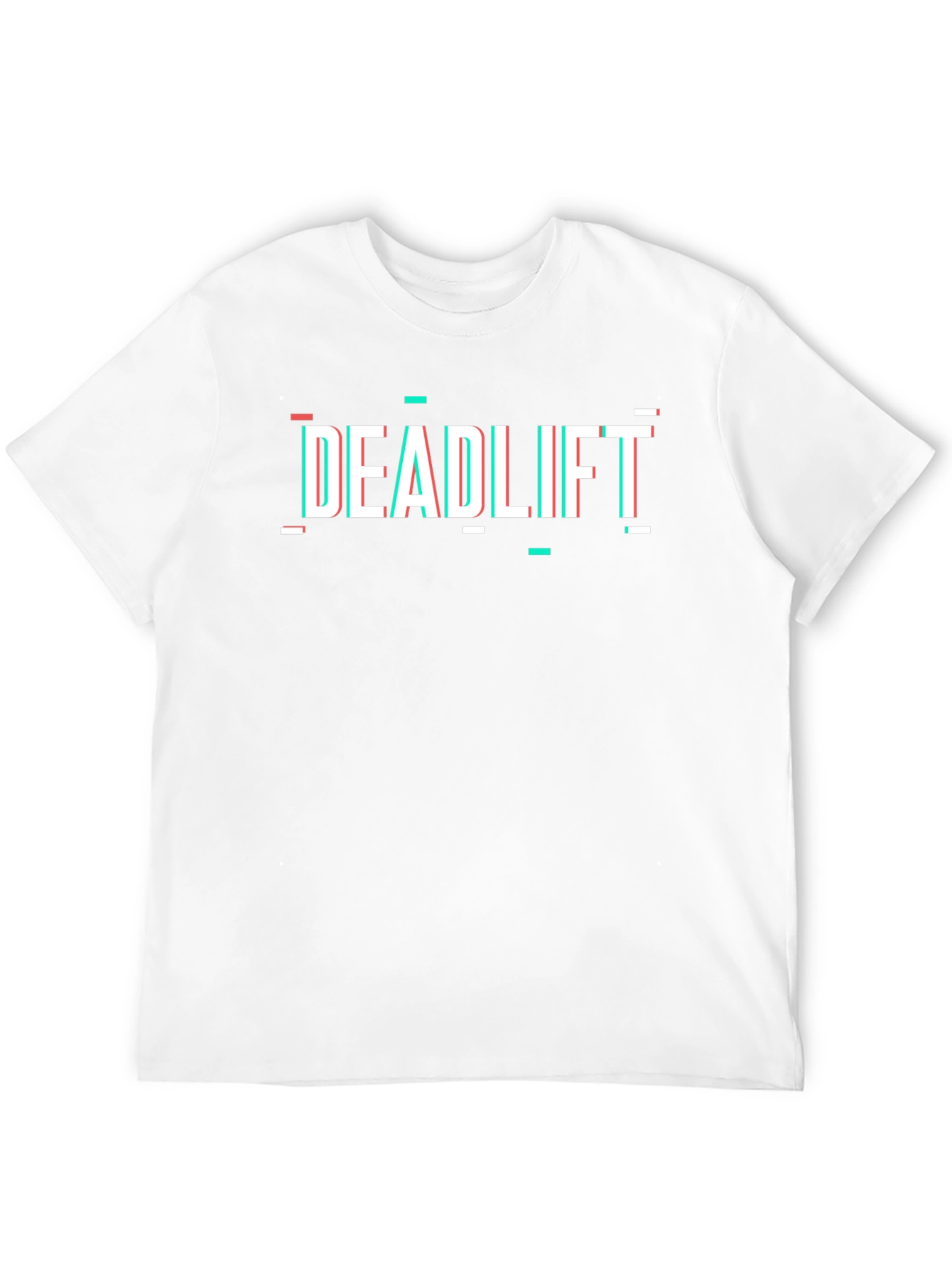 Deadlift Glitch Style Black T-Shirt